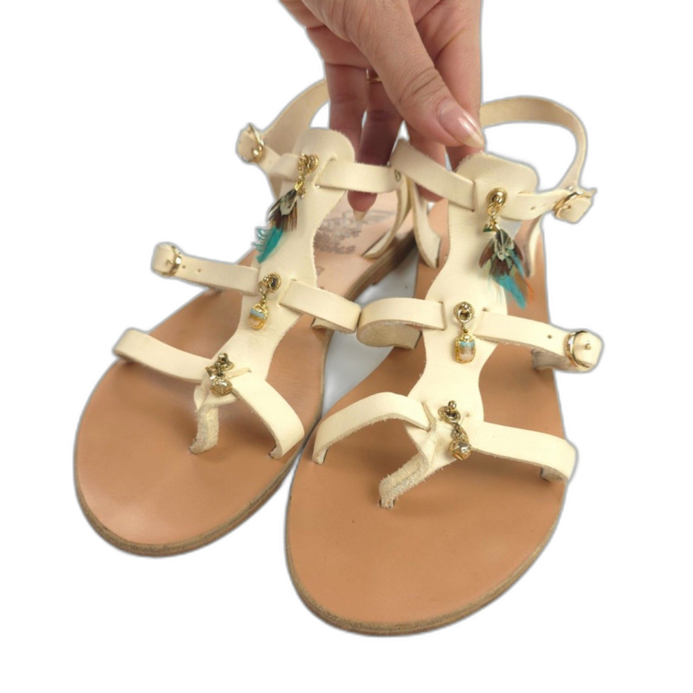 ANCIENT GREEK Grace Kelly Sandals Beachy Boho Resort Festival VSCO Coconut Girl
